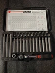 Wurth Ratchet 10MM Bit Assortment Hex Torx Xzn Tri Square 38 Pcs 096512370 Zebra. Fixed Price $100.00.