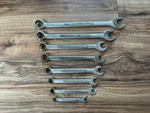 Craftsman Usa Combo. Wrench Set W/ 12 Pt. Box 8 Pc. Sae 5/16 Thru 1". Fixed Price $27.49.