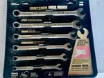 Craftsman 6-PC Combination Quick Wrench Set Sae 942356 Made Usa (A10). Fixed Price $19.95.