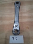 Vintage Sears Craftsman 9-43683, Usa Ratcheting Box Wrench 9/16", 1/2 Tool. Fixed Price $9.88.