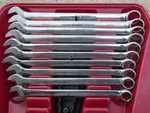 John Deere 10PC Standard Sae 12 Point Combination Wrench Set Pt Series Usa. Fixed Price $249.00.