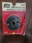 Lisle 53000 Oil Pan Plug Wrench For Gm. Fixed Price $12.99.