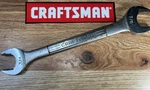 Craftsman 44584 -v- 3/4 7/8 Open End Wrench Ultrasonic Cleaned. Fixed Price $9.99.