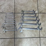 Vintage Rare Snap-on Sae 4-WAY Angle Head Open End Wrench 17 Piece Set Usa. Fixed Price $925.00.