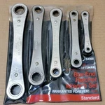 Vintage Sears Craftsman No. 9 4368 Ratcheting Double Box Wrench Set Of 5 Usa. Fixed Price $39.99.