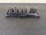 #BP035 Snap-on Tools 7PC 3/8" Drive Metric Semi-deep Impact Socket Set 207IMFMS. Fixed Price $169.95.