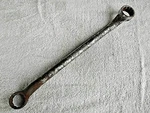 Vintage Blue Point Tools X-2628 Offset Double Box End Wrench 13/16" 7/8". Fixed Price $14.95.