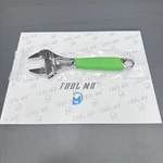 Snap-on Tools Spain New Green 8" Slim Jaw Wide-mouth Adjustable Wrench ADHWS8G. Fixed Price $139.95.