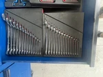Snap On Four Way Angle Head Open End Wrench Metric And Sae 28 Pc Set. Fixed Price $1955.00.