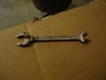 Vintage Wizard H2058 Open End Wrench 5/8 3/4 Usa. Fixed Price $9.75.