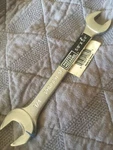 3/4" X 5/8 Master Mechanic M5724 Forged Alloy Wrench. Fixed Price $10.99.