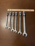 Vintage Craftsman -v- Usa Piece Sae Flex Socket Saltus Wrench Set 42546. Fixed Price $85.00.