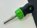 Snap-on SGDMRC1A Green Ratcheting Screwdriver W/ SGDMRC1-10 Magnetic Bit Holder. Fixed Price $113.99.