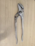 Vintage Sears Tools 30723 Chrome Tongue And Groove Pliers 10-1/4" Long. Fixed Price $16.00.