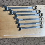 6 Pittsburgh Jumbo Sae Comb. Wrench Set 1-7/8, 1-3/4, 1-5/8, 1-1/2, 1-3/8". Fixed Price $99.97.