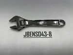 Snap-on Tools 6" Length Chrome Smooth Jaw Adjustable Wrench AD6BA. Fixed Price $102.99.