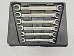 Snap On 6PC Metric Double Flare Nut Line Wrench Set 9-21MM RXFMS606B Tray. Fixed Price $249.99.