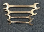 Vintage Set Of 4 S-k Wayne Series Double Open End Wrenches Usa See Pics. Fixed Price $34.22.