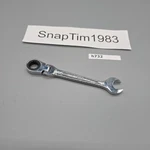 Mac Tools RWF212 3/8" Sae Flex Head Ratcheting 6-PT Combo Wrench. Fixed Price $42.99.