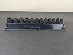 #BO554 Snap-on 3/8" Drive Metric 6-PT Semi-deep Impact Socket Set 212IMFMSYA. Fixed Price $199.95.