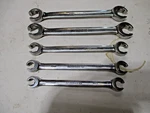 Mac 5PC Metric Flare Nut Line Wrench Set 9-19MM Rfm Series Usa Made. Fixed Price $73.00.