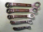 Blue Point RBYA605 5PC 25 Offset Ratcheting Box Wrench. Fixed Price $75.00.