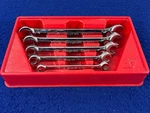Snap-on Pc Sae Pt Double End Flare Nut Wrench Set RXFS605B (PKM064593). Fixed Price $129.95.