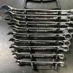 Pittsburgh 9 Piece Fully Polished Combination Wrench Set Metric. Fixed Price $15.00.