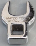 Matco, 3/8" Drive, 14MM, Crowfoot Wrench, Serpentine Belt Tool, #BTCF14M, MSBT14. Fixed Price $10.80.