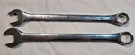 Lg S-k Wrenches Superkrome Combination Open Box End 15/16 88630 And 7/8 88628. Fixed Price $28.50.