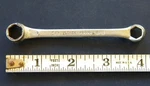 Vtg 4" Vlchek #WBC1012 6PT Double Box End Alloy Wrench 3/8 5/16", Usa. Fixed Price $9.99.
