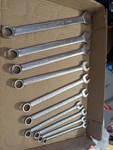 Vintage Snap Metric Wrench Set Bom 11 Piece Combination Open Closed 19MM Read. Fixed Price $179.99.