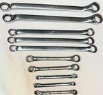 Snap On Offset Box End Wrenches-various Sizes-metric. Fixed Price $100.00.