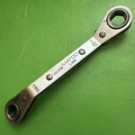 Matco Usa 3/8" 7/16" Offset Reversible Ratcheting Point Box Wrench WRD-12146. Fixed Price $12.52.