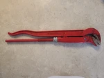 Matco Tools SPW17 Red Knipex 17" Long S-shaped Swedish Pipe Wrench Germany. Fixed Price $68.00.