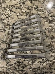 Craftsman Tools Usa Metric Wrench Set 9-17MM 8 Mechanic Craftsmen V Series. Fixed Price $34.99.