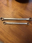 Vintage Mfd 2PC Double Box End Wrench Set Made Usa. Fixed Price $14.99.