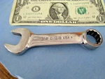 Snap OXI24B - 3/4" Midget Length 12PT Chrome Combination Wrench. Fixed Price $25.00.