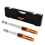 Electronic Torque Wrench Set, 2-PIECE, 1/2 & 3/8 Inch Drive 72-TOOTH Led Display. Fixed Price $117.49.
