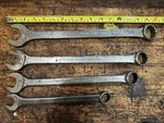 Penens Corp (4) Combination Wrench Set Vintage Sae Standard 12 Point Usa Made. Fixed Price $29.95.