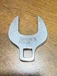 Snap-on 3/8 Drive 7/8 Open End Crowfoot Socket Wrench FCO28 Usa Chrome Nice!. Fixed Price $24.99.
