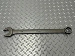 Snap-on Tools 1-1/8" Sae 12PT Industrial Finish Combo Wrench GOEX36B Usa New. Fixed Price $59.99.