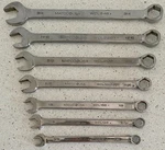 Matco Combination Wrench Set Point Piece 3/8 7/16 1/2 9/16 5/8 11/16 3/4. Fixed Price $99.99.