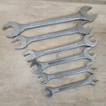 Vtg S-k Lectrolite 6PC. Sae Open End Wrench Set 7/16 Usa 0-3032 0-1416. Fixed Price $71.99.