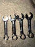 Snap-on OXIM19B OXIM18B OXIM17B 4PC Midget Combo Wrench Set 17MM 18MM 19MM/14MM. Fixed Price $90.00.