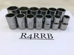 Snap-on Tools Usa New 13PC 1/2" Drive Metric 6 Point Shallow Socket Set 313TWMYA. Fixed Price $399.95.