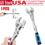 Flexhead Adjustable 10" To 12" Ratcheting Crescent Wrenches With Retract. Fixed Price $23.99.