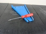 #AZ417 Mac Tools P993AR Comfort Grip Red Clutch Fastener Screwdriver. Fixed Price $14.95.