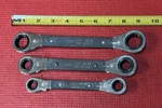 Craftsman Tools 3PC Metric Offset Box End Ratcheting Wrench 12MM-21MM Usa. Fixed Price $29.95.