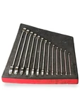 Snap-on FMWR03BR Sae Wrench Set 13 Piece With Red Foam Insert. Fixed Price $499.95.